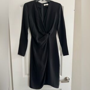 Aritzia Babaton Black Long Sleeve Dress